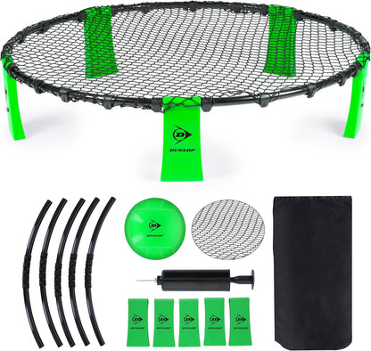 Dunlop Spyderball - Incluye Pelota, Bomba Y Bolsa De Viaje - MAX. 4 Jugadores - Apto Para Spikeball