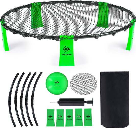 Dunlop Spyderball - Incluye Pelota, Bomba Y Bolsa De Viaje - MAX. 4 Jugadores - Apto Para Spikeball